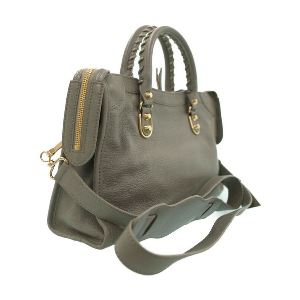 Balenciaga Classic Metallic City Shoulder Bag